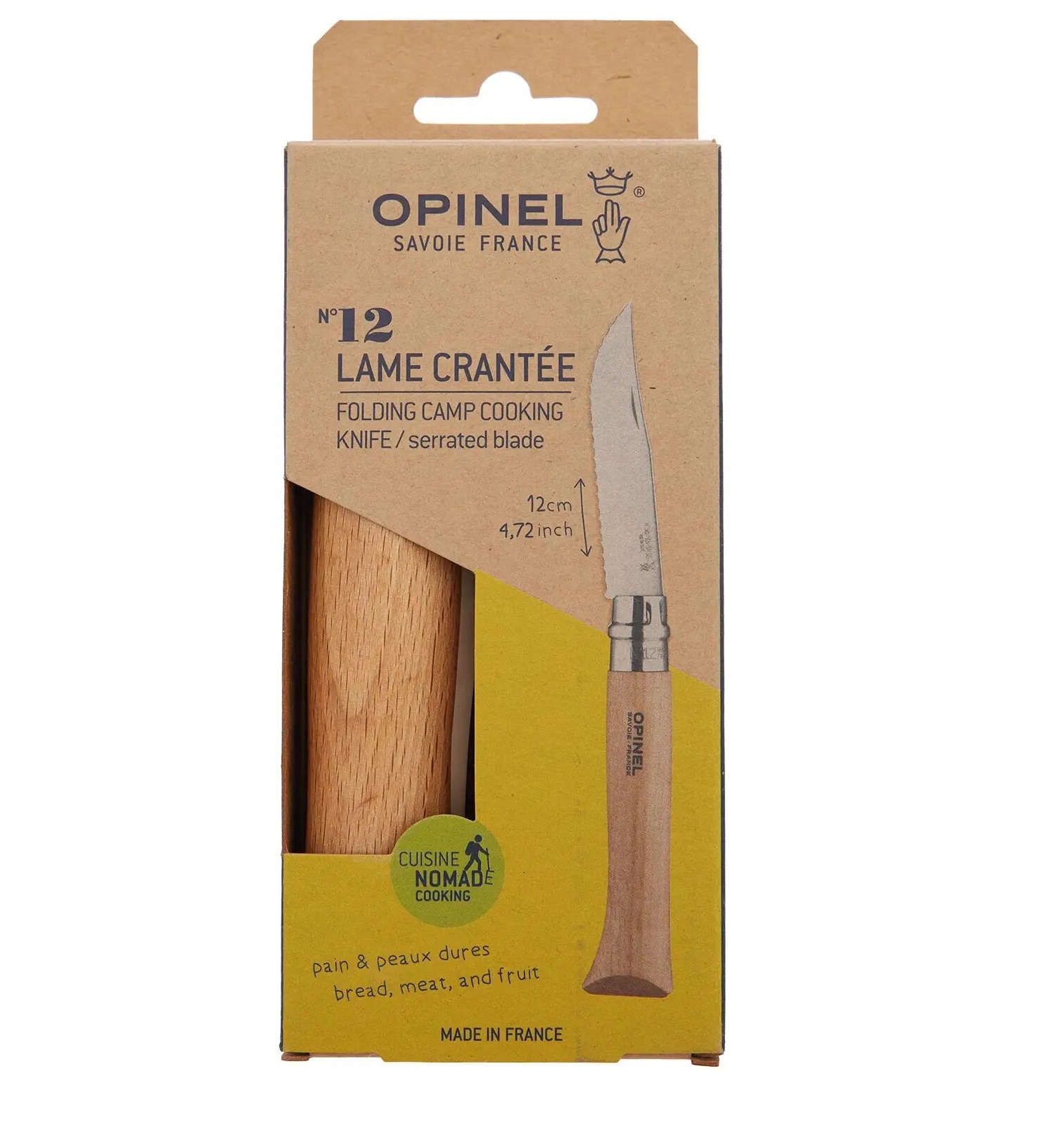 Нож Opinel №12 VRI Serrated Фото 3